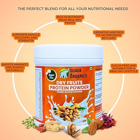 Guava Organics Dry Fruit Protein Powder