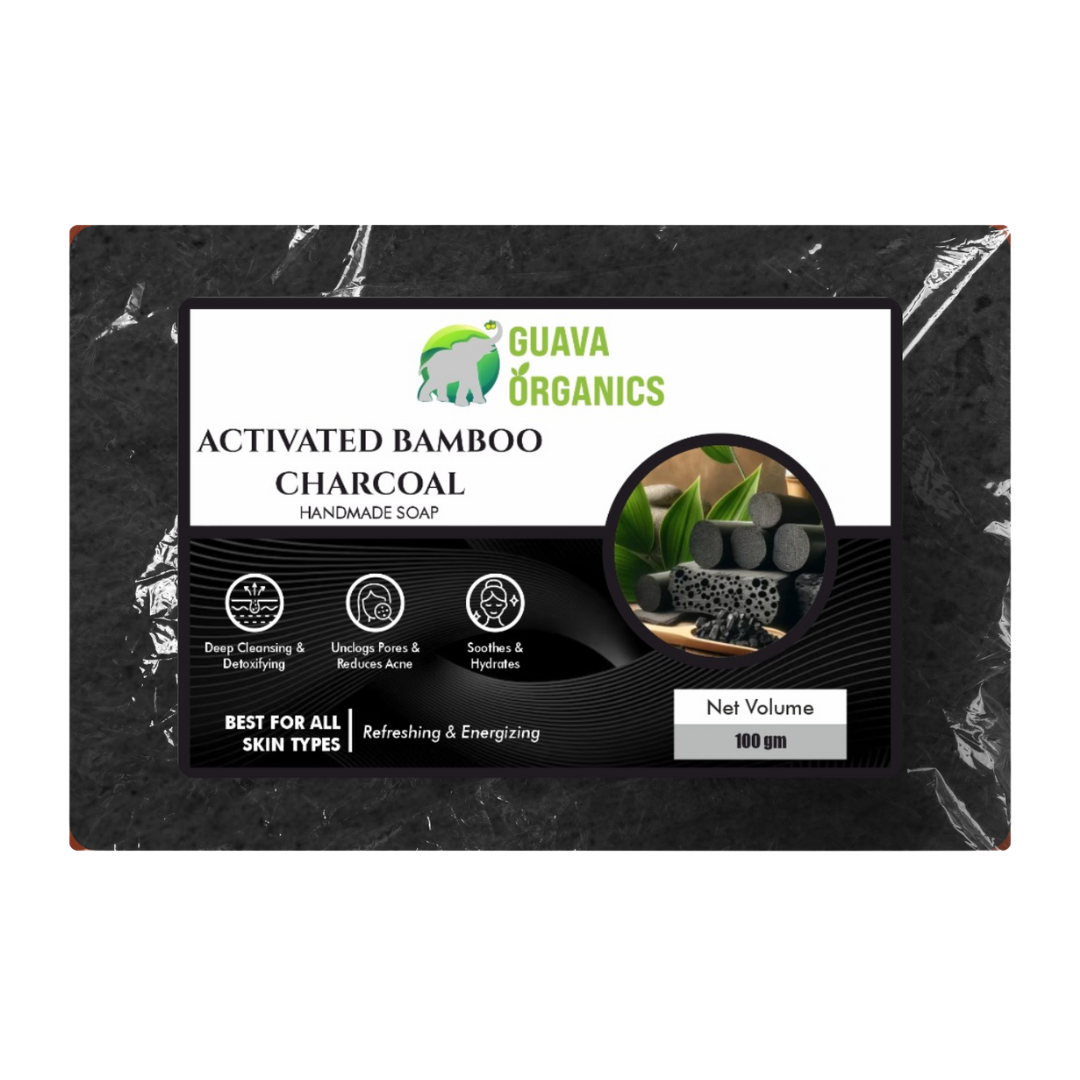 Activated Bamboo Charcoal Soap - Pack of 2
