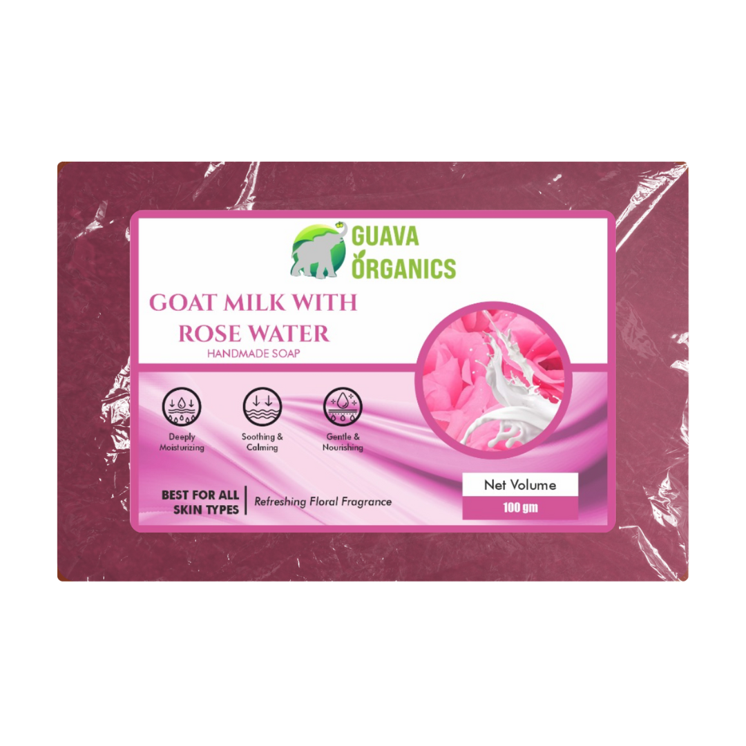 Goat Milk with Rose Water 100g - Pack of 2