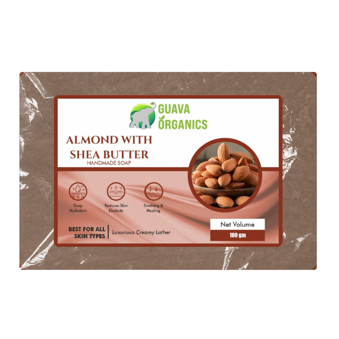 Almond with Shea Butter Soap - Pack of 2