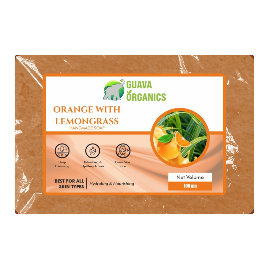 Orange with Lemon Grass Soap 100G Pack of 2